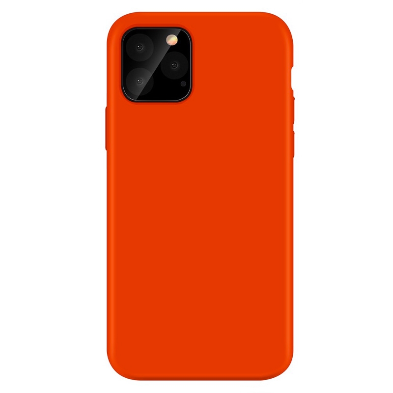 Coque en silicone Rouge pour Samsung Galaxy S21+ intérieur en microfibres photo 1