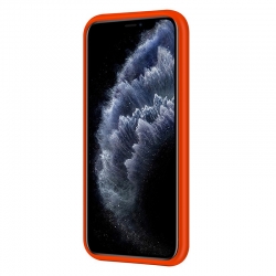 Coque en silicone Rouge pour Samsung Galaxy S21+ intérieur en microfibres photo 3