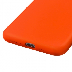Coque en silicone Rouge pour Samsung Galaxy S21+ intérieur en microfibres photo 4