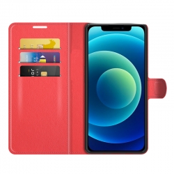 Etui Rouge pour Xiaomi 12 Pro 5G avec porte-cartes intégré photo 3