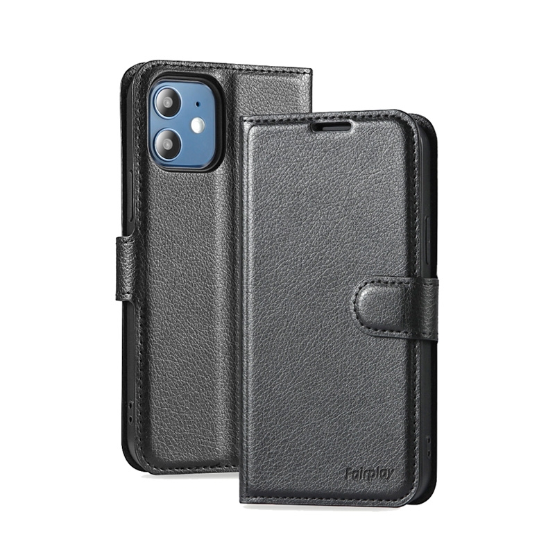 Etui Noir pour Redmi Note 10S avec porte-cartes intégré photo 1