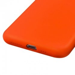 Coque en silicone Rouge pour Xiaomi Redmi 9 intérieur en microfibres photo 4