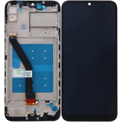 Kit de réparation avec bloc écran compatible (vitre tactile + LCD) pré-monté sur châssis pour Huawei Y6 (2019) photo 2