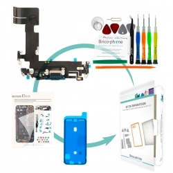 Kit de réparation avec connecteur de charge Lightning pour iPhone 13 Bleu photo 1
