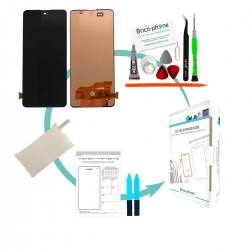 Kit de réparation avec écran compatible pour Samsung Galaxy A51 photo 1