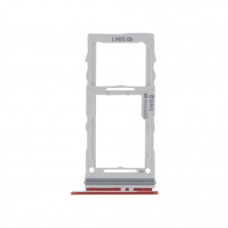 Tiroir SIM et SD d\'origine Galaxy S20 Plus - Rouge photo 2