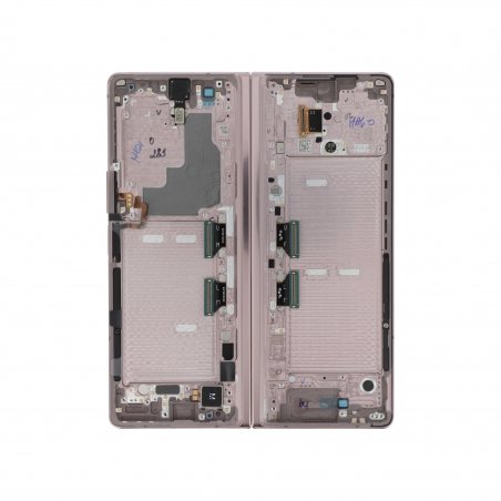 Ecran complet avec châssis d\'origine Galaxy Z Fold2 5G- Noir et or photo 1b