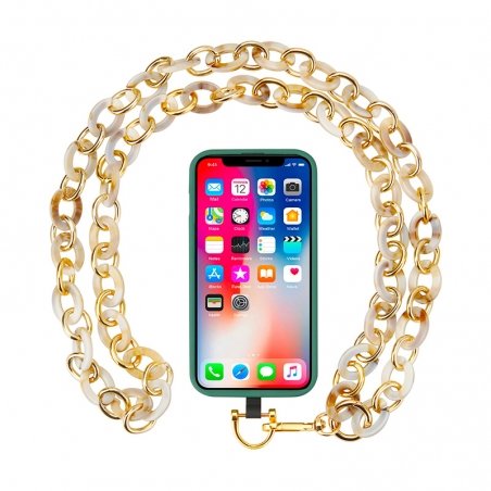 Tour de cou Bijoux Sable Longueur 120 cm photo 2