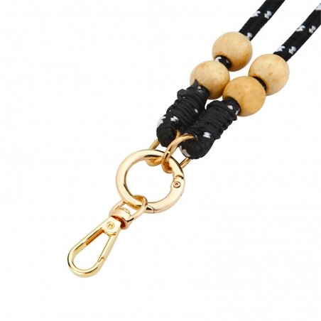 Tour de cou Bijoux Noir Longueur 120 cm photo 2