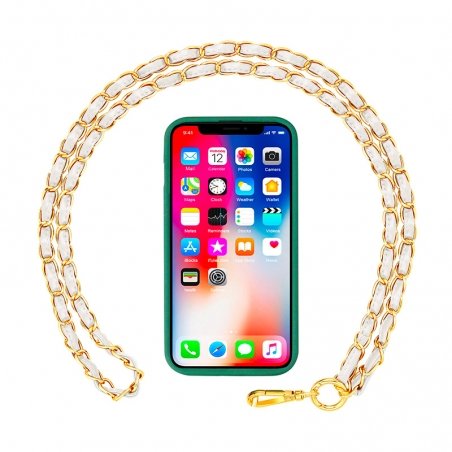 Tour de cou Cordon Blanc Longueur 120 cm photo 2