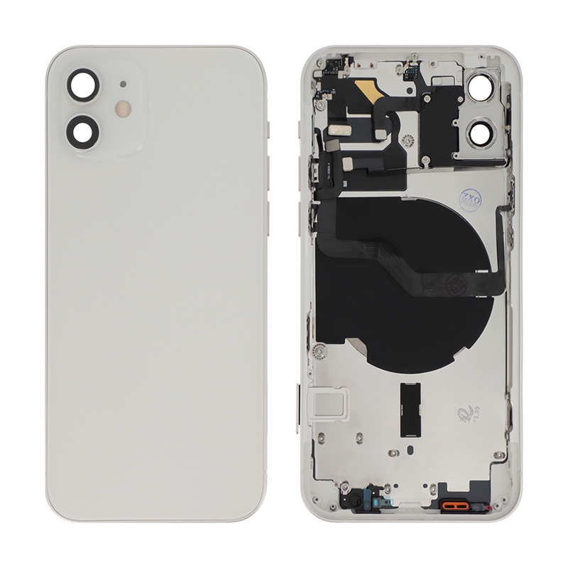 Châssis complet sans connecteur de charge pour iPhone 12 Blanc photo 1