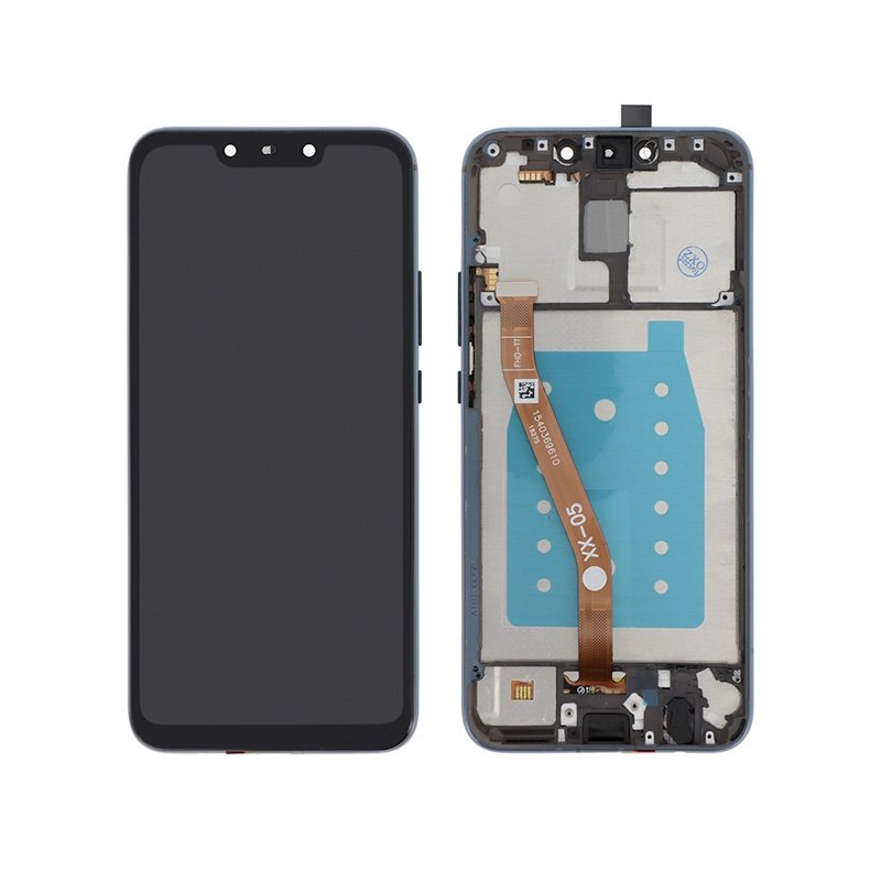 Ecran LCD + Vitre tactile sur châssis pour Xiaomi Redmi Note 8 Pro Bleu