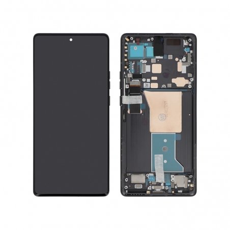 Bloc écran reconditionné avec châssis pour Motorola Moto Edge 40 Pro photo 2