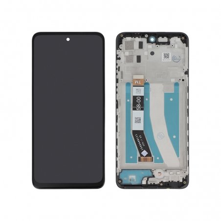 Bloc écran reconditionné avec châssis pour Motorola Moto G32 photo 2