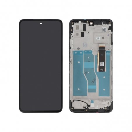 Bloc écran reconditionné avec châssis pour Motorola Moto G82 5G photo 2
