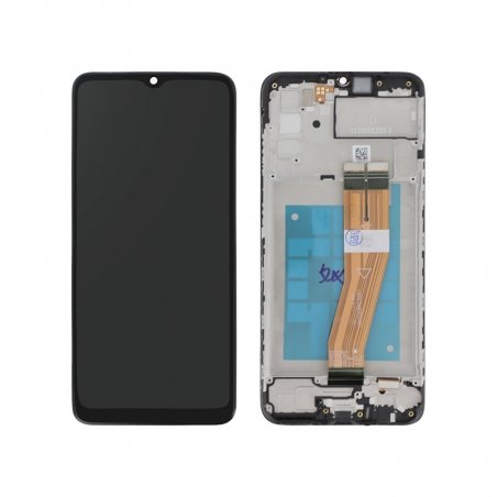 Bloc écran reconditionné avec châssis pour Samsung Galaxy A02S (A025G) (Version G) photo 1b