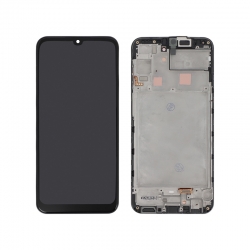 Bloc écran noir avec châssis pour Samsung Galaxy A24 photo 1