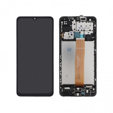 Bloc écran Noir  reconditionné avec châssis pour Samsung Galaxy M12 (M127F) photo 1