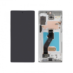 Bloc écran Blanc reconditionné avec châssis pour Samsung Galaxy Note 10 (N970F) photo 1
