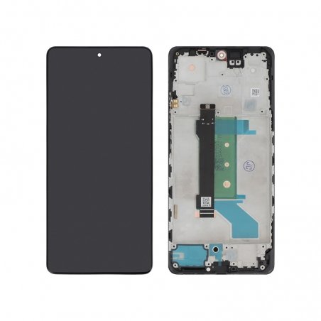 Bloc écran Noir reconditionné avec châssis pour Xiaomi Redmi Note 12 Pro+ 5G photo 2