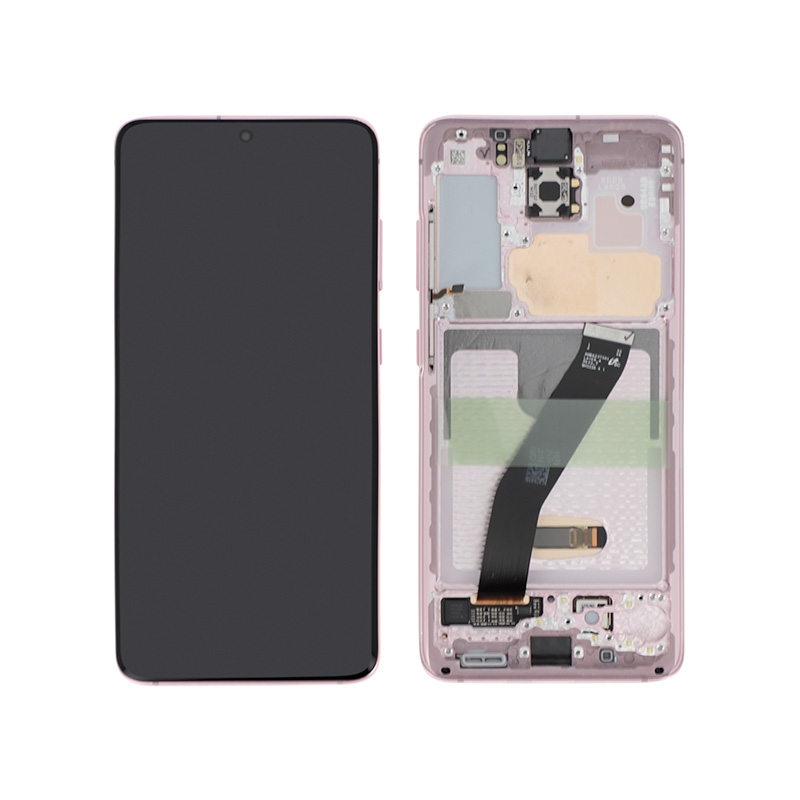 Bloc écran Rose avec châssis pour Samsung Galaxy S20 (G980F/G981B) (Sans caméra avant) photo 1