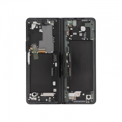 Bloc écran Noir avec châssis pour Samsung Galaxy Z Fold 3 5G (F926B) photo 2