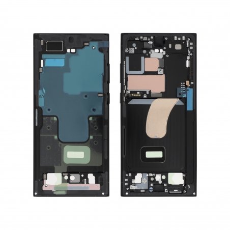 Châssis intermédiaire gris pour Samsung Galaxy S23 Ultra photo 1