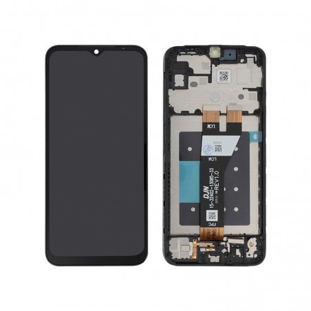 Écran complet Noir avec châssis pour Samsung Galaxy A14 5G (A146P/A146U) reconditionné photo 2