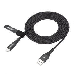 Câble USB-C Tressé Noir COSMOS 2m photo 3