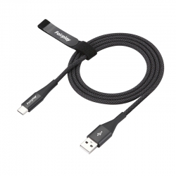 Câble USB-C Tressé Noir COSMOS 1m photo 3