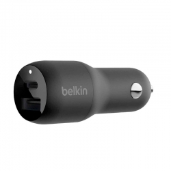 Chargeur de voiture BELKIN avec ports USB-C et USB-A 37W photo 1