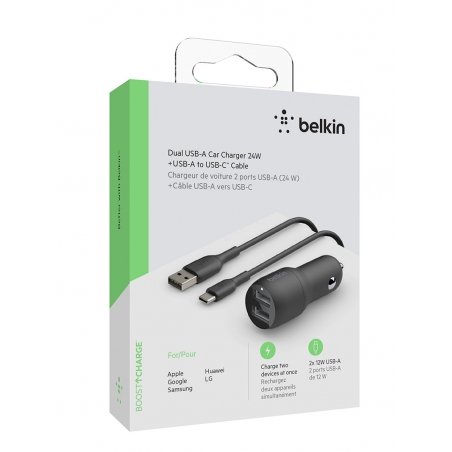 Chargeur de voiture BELKIN complet USB-C 24W photo 2