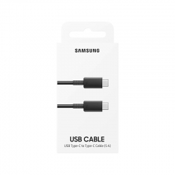 Câble Samsung USB-C vers USB-C 1m Noir photo 2