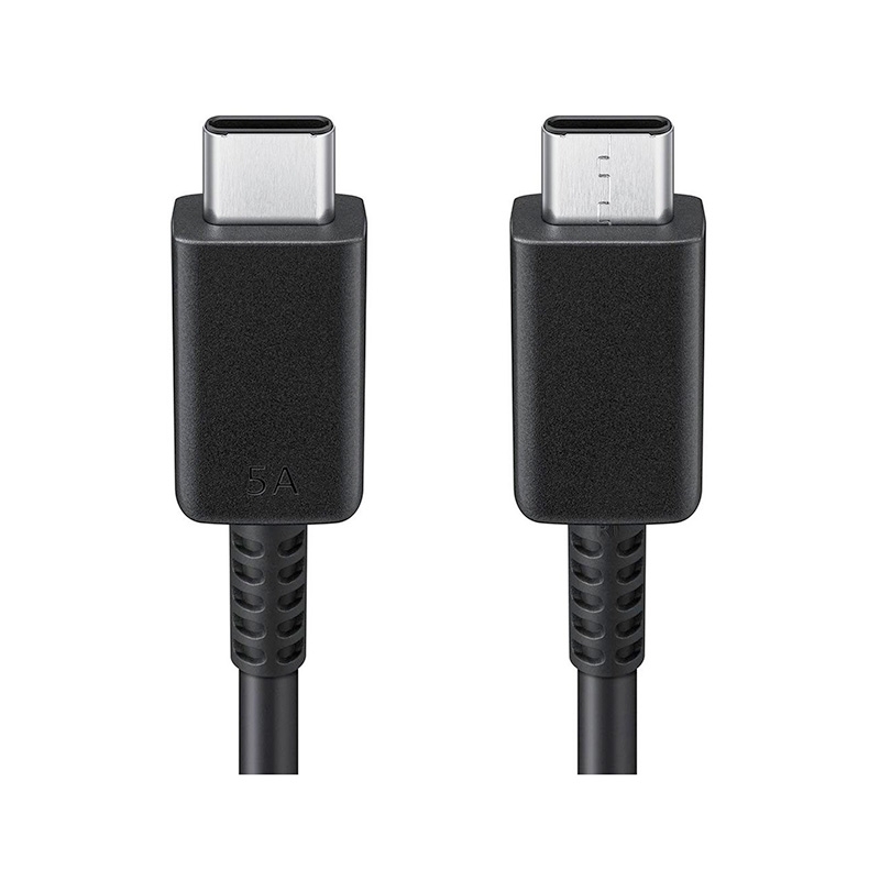 Câble charge rapide 25W USB-C vers USB-C Samsung 1,8m Noir photo 1