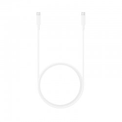 Câble charge rapide 25W USB-C vers USB-C Samsung 1,8m Blanc photo 3