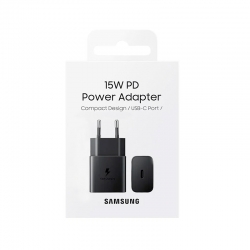 Chargeur Secteur Samsung 15W Noir avec prise USB-C photo 4