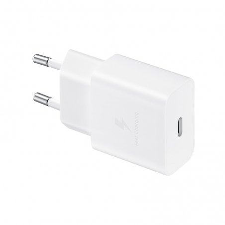Chargeur Secteur Samsung 15W Blanc avec prise USB-C photo 1