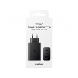 Chargeur Secteur Samsung 65W triple avec USB A et 2x USB C photo 4