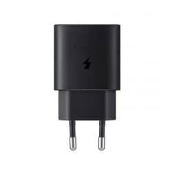 Chargeur rapide Samsung USB-C 25W sans câble (Noir) photo 1