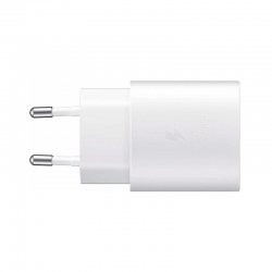 Chargeur rapide Samsung USB-C 25W sans câble (Blanc) photo 3