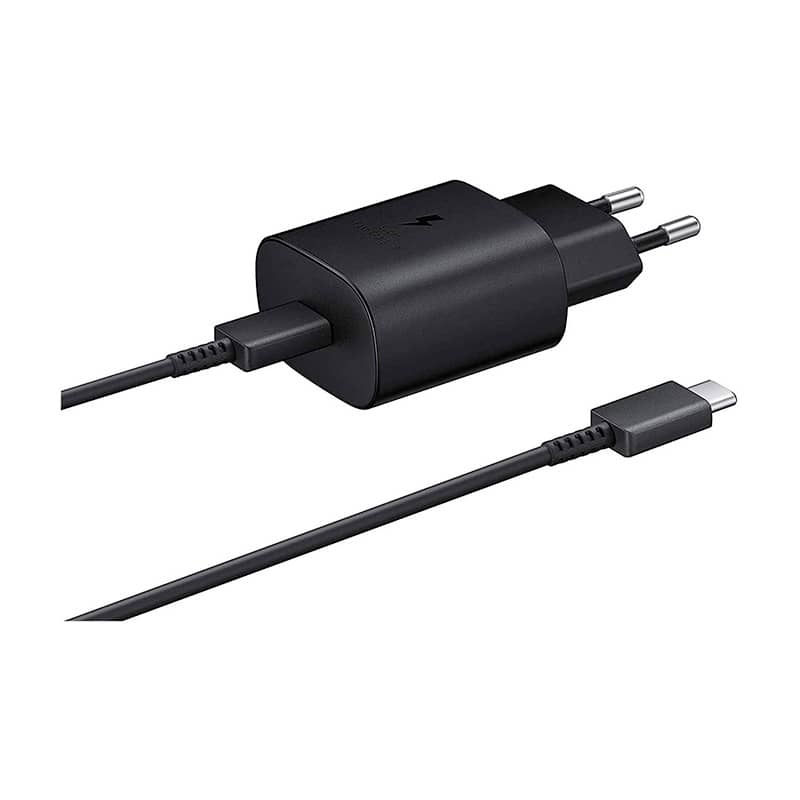 Chargeur Samsung SuperCharge USB-C 25W avec câble - Noir photo 1