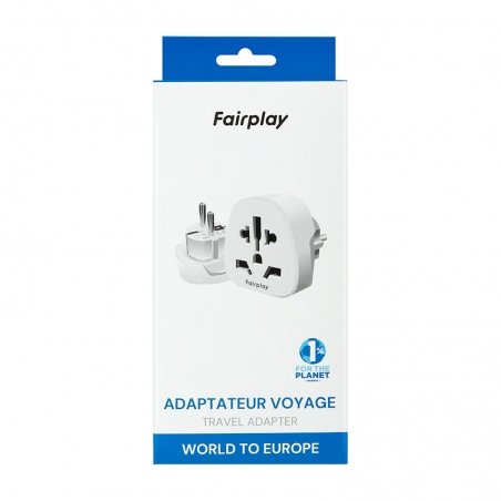 Adaptateur de voyage universel vers France photo 4