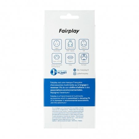 Adaptateur de voyage universel vers France photo 5