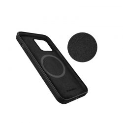 Coque silicone MagSafe Noire pour iPhone 12 Mini