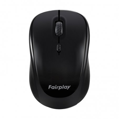 Souris optique noire ambidextre sans fil_photo3