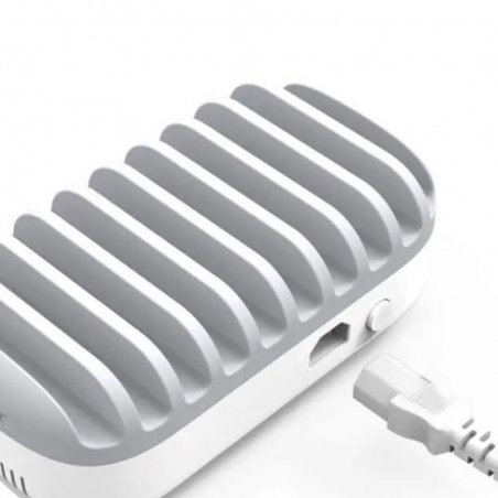 Station de charge blanche 120W, 10 x USB_photo2