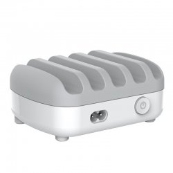 Station de charge blanche 40W, 5 x USB_photo1