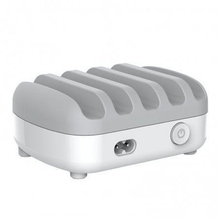 Station de charge blanche 40W, 5 x USB_photo1