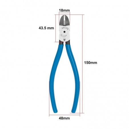 Pince coupante professionnelle, 45°_photo2