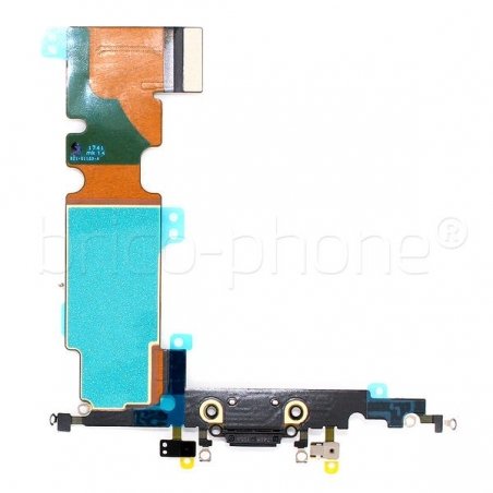 Connecteur de charge noir pour iPhone 8 Plus - Origine reconditionné photo 1